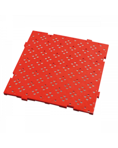 Caillebotis HACCP 500x500 épaisseur 22 mm  - Rouge