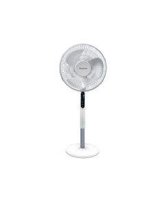 Ventilateur sur pied blanc Honeywell QuietSet avec réduction du bruit et télécommande