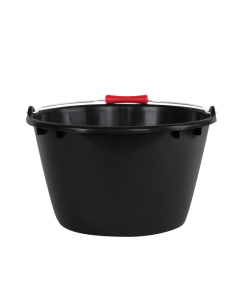 Seau rond éco-durable 15L - Poignée ergonomique - noir