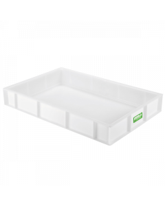 Bac à pâtons biosourcé 600 x 400  - Blanc 15 L Gilac