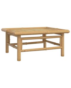 Table de jardin en bambou durable et pratique 65x55x30 cm
