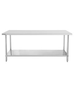 Table de travail inox 600 avec étagère 800 mm - Casselin