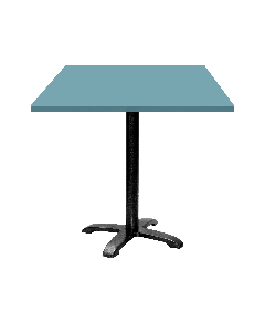 Table 70x70cm - modèle Bazila bleu cèdre