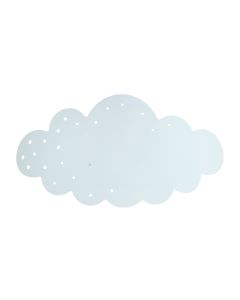 Applique Nuage métal blanc P34xD34xH9cm