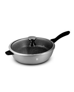 Sauteuse Grise Fonte D'aluminium 24cm Anti Adhésif Tfi Durand Dupont