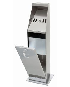 Cendrier sur colonne - argent - Bartscher