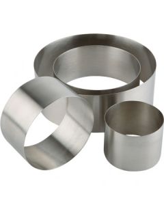 Cercle Pâtissier Inox Ø 80 à 120 mm - Stalgast
