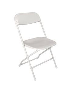 Chaises Pliantes Blanches - Lot de 10 - Bolero