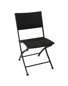 Chaises Pliantes Rotin PE - Lot de 2 - Bolero