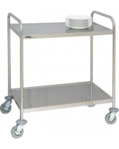 Chariot de Service en Inox 2 plateaux - Casselin