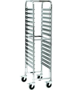 Chariot de Transport en Inox 14 Niveaux pour Bacs GN 1/1 à GN 2/1 - Stalgast