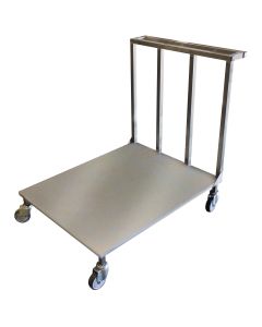 Chariot Plateforme Inox 304 Plateau Plein - L2G - 410102