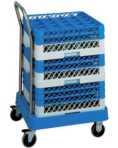 Chariot Porte Casier ABS avec Barre de Poussée - L2G