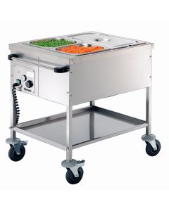 Chariot bain marie - 2 Bacs GN 1/1 -  Bartscher