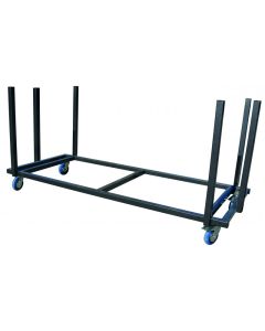 Chariot pour 12 Tables Polyvalentes Bois 200 x 76 cm