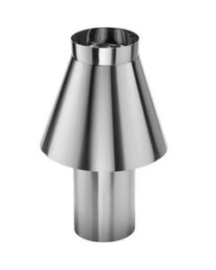 Cheminée Anti Vent en Inox pour Fours RG 4-6-9 - Resto Italia