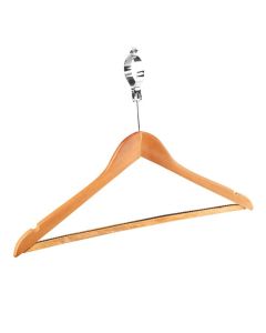Cintres en Bois avec Anneau de Sécurité - Lot de 10 - Bolero
