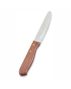 Couteau à Steak Manche Bois Plastique L 25,1 cm Lot de 12 Pujadas