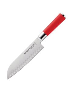 Couteau Santoku alvéolé - Red Spirit Dick - 180 mm - 