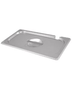 Couvercle Bac Gastro Inox GN 1/3 avec Encoche - Vogue