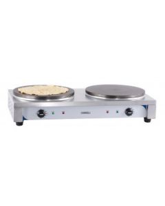 Crêpière Double Professionnelle Electrique - L 770 x P 400 mm - Casselin