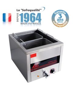 Cuiseur à Pâtes Professionnel Electrique 2 Paniers GN 1/3 - Sofraca