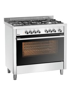 Fourneau 5 Feux sur Four Electrique - 11,3 kW - Bartscher -