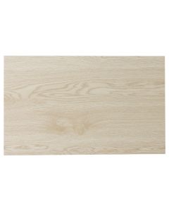 Set de table en pvc 45 x 30 cm bois clair (lot de 2)