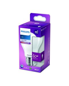 Philips LED Classic 60W Standard E27 Blanc Froid Dépolie Non Dimmable - Référence 547284