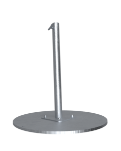 Pied platine disque Ø 50
