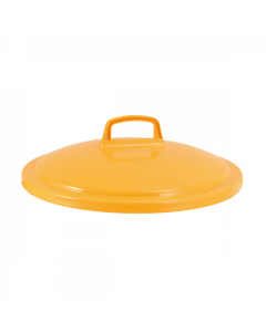 Couvercle avec poignée pour conteneur HACCP  - Jaune 75 L Gilac