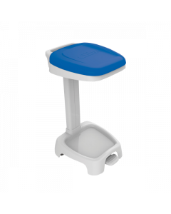 Support sac + couvercle  - Bleu 120 L Gilac