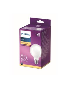 Ampoule LED Philips 60W E27 Blanc Chaud Non Dimmable en Verre
