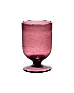 Verre à pied 25 cl Gordes bullé violet (lot de 6)