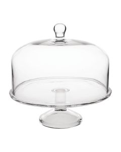Cloche à Gâteau en Verre - 285(Ø) mm - Olympia -