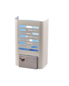 Désinsectiseur Blanc avec Lampe à Economie d'Energie et Glu 265x260x125 mm - L2G