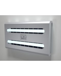 DESINSECTISEUR MURAL DESIGN INOX 2 TUBES UV-L2G
