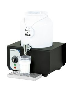 Distributeur de Lait Chaud Professionnel en Porcelaine 10 L - Casselin