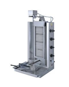 Döner Kebab à Gaz - 4 Zones de Chauffe - 75 Kg - Virtus