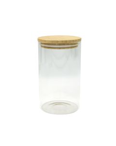 Boîte de conservation en verre 1,15L avec couvercle en Bambou Fackelmann Eco Friendly
