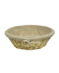 Corbeille osier ronde pm Boulangère Couleur - BEIGE - Lot de 20
