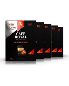 180 Capsules café espresso forte compatibles Nespresso pro® - Café Royal Pro