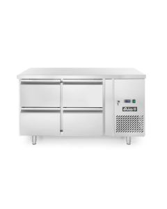 Réfrigérateur comptoir avec 4 tiroirs Profi Line 280L Arktic 230V/250W - Hendi