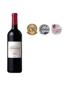 Château Amour 2015 Médoc Cru Bourgeois - Vin Rouge de Bordeaux AOC - Médaille d'Or et d'Argent - 75cl
