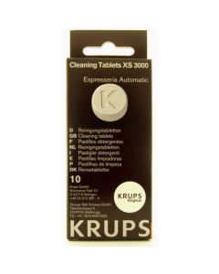 Pastilles de nettoyage Krups XS300010 pour cafetière Espresseria - Lot de 10