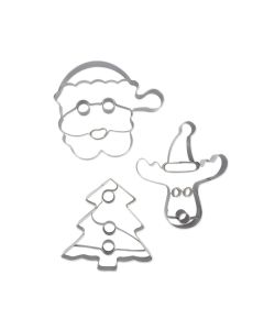 Set de 3 emporte-pièces de Noël Zenker Emporte-pièces