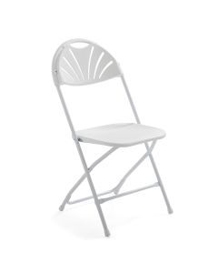 Chaise pliante x 6 blanche