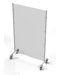 Écran de Protection sur Roues en Plexiglass - Combisteel