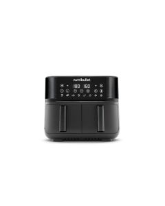Friteuse Nutribullet Air Fryer Double Bac NBA081B 2850W Noir - Cuisinez sainement et rapidement