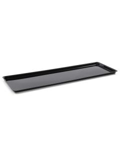 Plat en plexiglas grande surface Noir 760x265x17mm